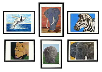 Limited Edition Fine Art Prints A3 - 29.7 x 42cm (Framed - 40 x 50cm)