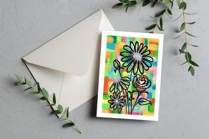 Bouquet greeting card