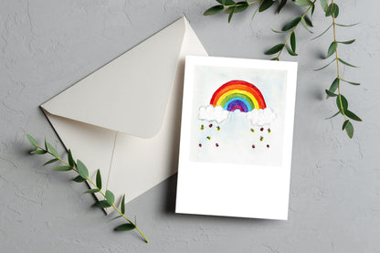 Rainbow greeting card