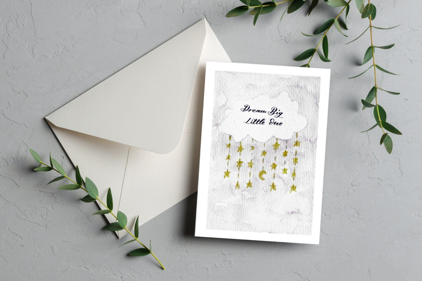 Clouds greeting card