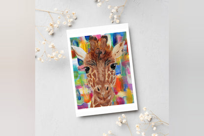 Poppy - Giraffe sticker