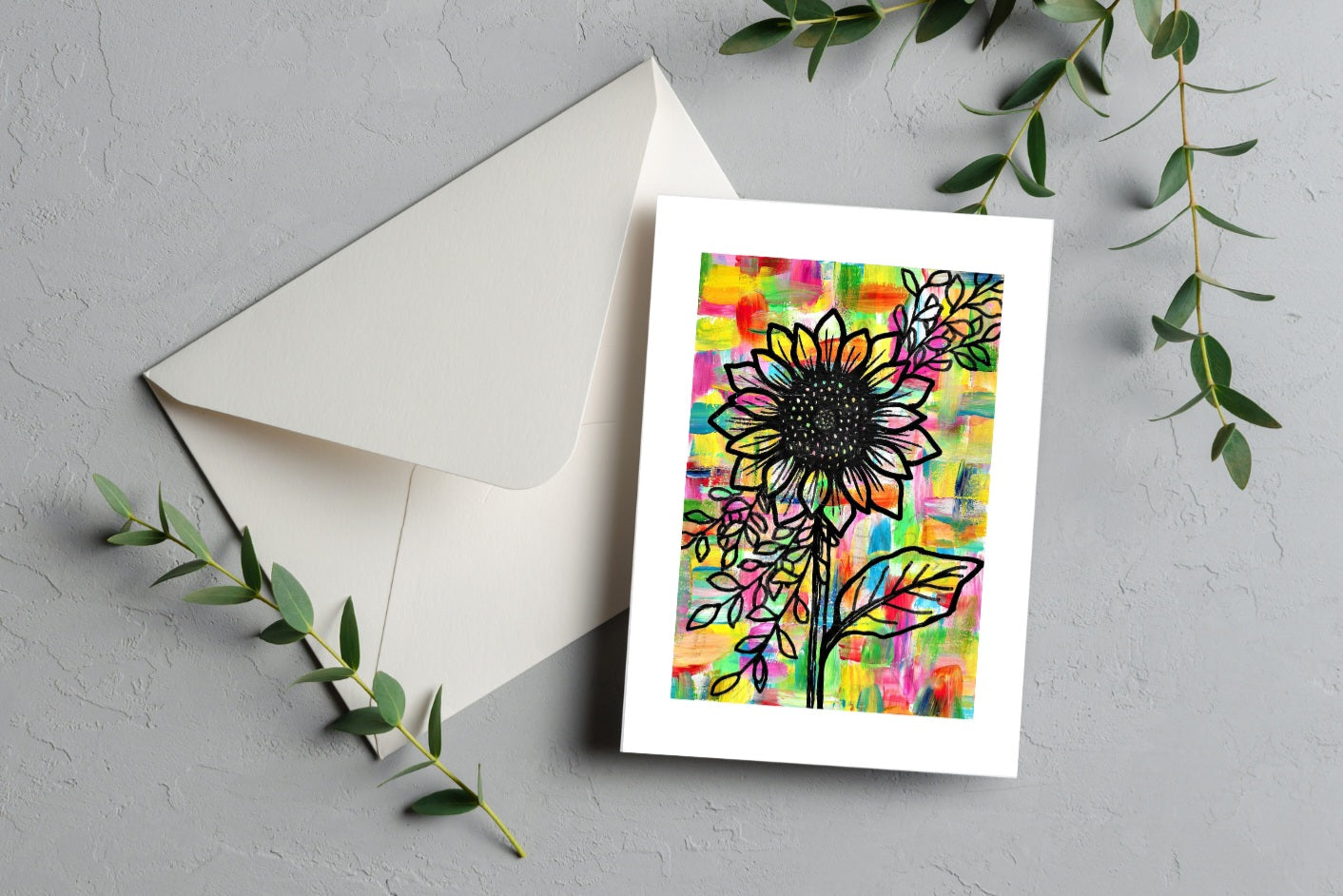 Sunflower Bloom greeting card