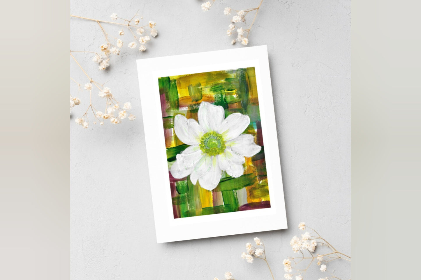 Anemone postcard