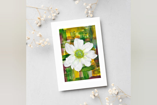 Anemone postcard