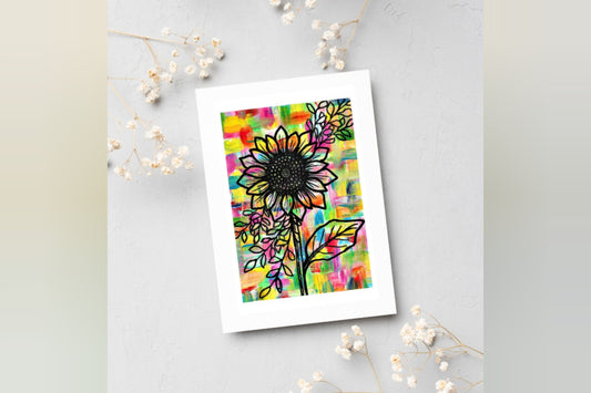 Sunflower Bloom postcard